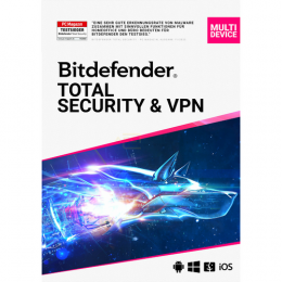 Total Security & VPN  ESD   3 Ger�te 2 Jahre (Download)