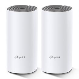 TP-Link Deco E4 WLAN Mesh System, 2er Set AC1200 Dual-Band, 2x LAN/WAN (pro Einheit)