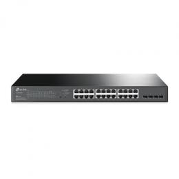 TP-Link Omada TL-SG2428P Netzwerk-Switch 28-Port, Smart Managed, 24x Gigabit RJ45, 4x Gigabit SFP, 24x PoE+, 250W