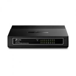TP-Link SF1016D Fast Ethernet 16-Port Switch B-Ware Auto MDI/MDIX, Green Network Technologie