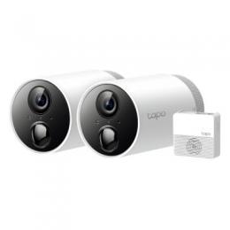 TP-Link Tapo C400S2 Smartes WLAN Überwachungssystem 2x Tapo C400 Full HD Kamera + 1x Tapo H200 Hub