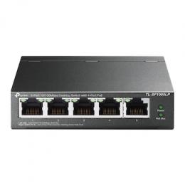 TP-Link TL-SF1005LP Netzwerk-Switch 5-Port, Unmanaged, 5x 100 Mbit/s RJ45, 4x PoE, 41W