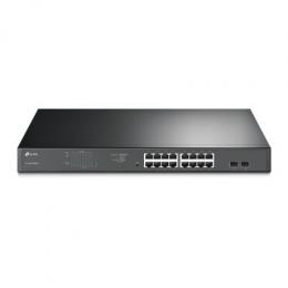 TP-Link TL-SG1218MPE Netzwerk-Switch 18-Port, Smart Managed, 16x Gigabit RJ45, 2x Gigabit SFP, 16x PoE+, 192W