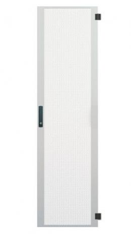 Tr fr PRO 42HE, B=600, Stahl perf., 1-teilig, SH, RAL7035, mit Schwenkhebel