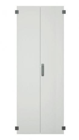 Tr fr PRO 42HE, B=800, Stahl, 2-teilig, SH, RAL7035, mit Schwenkhebel