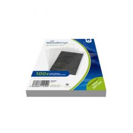 Transparente Kunststoff-Folientaschen fr 14mm DVD-Hllen      100er Pack