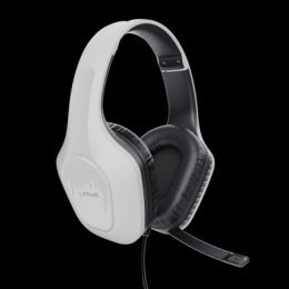 Trust Gaming GXT415W ZIROX Headset weiß federleichtes. ohrumschließendes Gaming-Headset für Konsolen, weiß