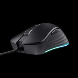 Trust Gaming GXT924 YBAR+ Gaming Maus schwarz Hochleistungsfähige Gaming-Maus mit 25K DPI-Sensor und voller RGB LED-Beleuchtung, schwarz
