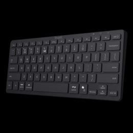Trust Nado II Bluetooth Tastatur für mehrere Geräte, Schwarz