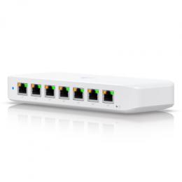 Ubiquiti Ultra 60W 8-Port Managed Switch 8x Gigabit Ethernet (7x PoE+), 1x PoE++ (zur Stromversorgung), 60W AC Adapter