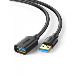 UGREEN 3.0 USB Kabel zu USB Buchse 1m Verlängerung, schwarz