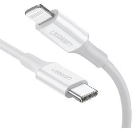 UGREEN Ladekabel Lightning zu Typ-C 1m weiß