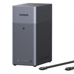 UGREEN NASync DH2300 2-Bay NAS 0/2, 1x GbE, 1x USB-C, 2x USB-A, 4GB RAM