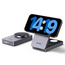 UGREEN W707 3-in-1 15W Magnetic Wireless Desktop Charger fuer iP