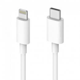 USB2.0 Anschlusskabel Typ C - Lightning,  wei 1m,