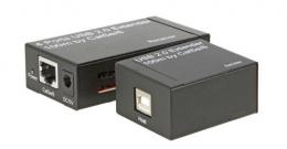 USB2.0 Extender Cat.5e/6 100m, 4-Port, inkl. Netzteil
