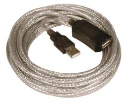 USB2.0 Repeater Kabel 5m aktiv, USB-A Buchse auf USB-A Stecker