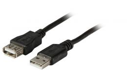 USB2.0 Verlngerungskabel A-A,St-Bu 1,0m grau, Enhanced