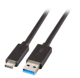 USB3.1 Anschlusskabel A-C, ,St-St, 1m, schwarz, Premium