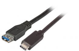 USB3.2 Gen 1 Superspeed Kabel, Type A/F ?C/M, 3A, 5Gbit, 0,2m