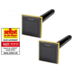 Vanish 2er-Spar-Set Solar-Maulwurfvertreiber MVT-2, Schallimpuls, Solarbetrieb, IP65