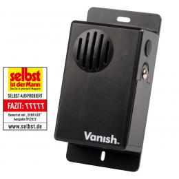 Vanish Mobiler Mardervertreiber TVT-1, Schallwellen, 12 kHz, 83 dB, Batteriebetrieb, IP54