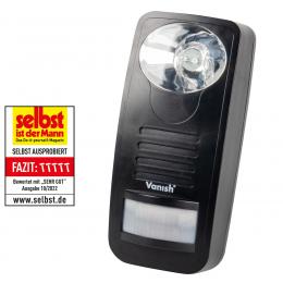 Vanish Wildvertreiber WVT-1, LED-Licht & UKW-Radio, PIR-Bewegungssensor, IP54