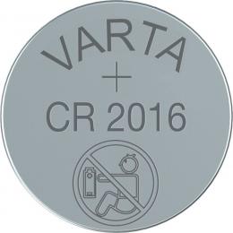 VARTA 2er-Set Lithium-Knopfzelle CR2016, 90 mAh