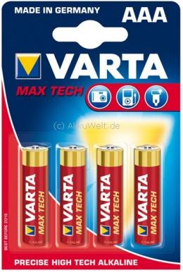 Varta 4703 Maxi-Tech Micro AAA für Senioren Fernbedienungen Doro SeKi Medium ...