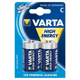 Varta Longlife Alkaline Batterie Baby C, 2er-Pack