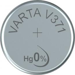 VARTA Silberoxid-Knopfzelle V371/SR69, 1,55 V, 30 mAh