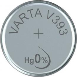 VARTA Silberoxid-Knopfzelle V393/SR48, 1,55 V, 77 mAh