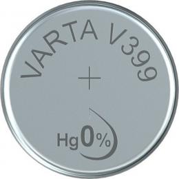 VARTA Silberoxid-Knopfzelle V399/SR57, 1,55 V, 42 mAh