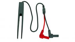 Velleman Testpinzette für SMD‑Bauteile, feine Spitzen, 4‑mm‑Messstecker