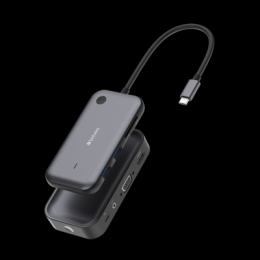 VERBATIM Share My Screen USB-C kabelloser Display Adapter 1080P mit Hub WDA-01
