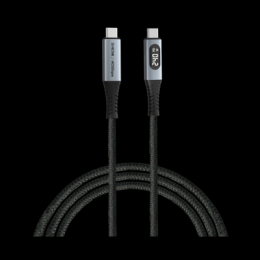 VERBATIM Sync & Charge Kabel USB-C zu USB-C 240W, 40 Gbps Display, 120 cm