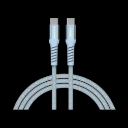 VERBATIM Sync & Charge USB-C zu USB-C 100W Magnetkabel 120 cm - blau