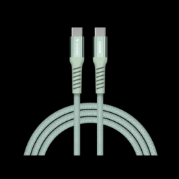 VERBATIM Sync & Charge USB-C zu USB-C 100W Magnetkabel 120 cm - grün