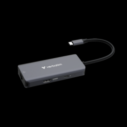 VERBATIM USB-C Essentials Multiport Hub 6 Anschlüsse mit RJ45