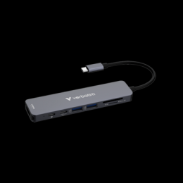 VERBATIM USB-C Essentials Multiport Hub 7 Anschlüsse