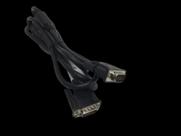 VGA Kabel Stecker auf Stecker 1,50 m - Schwarz