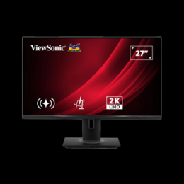 ViewSonic VG2748A-2K LED Office Monitor 68,58 cm (27 Zoll) Schwenk und höhenverstellbar mit Pivot und intelligenten Sensorfunktionen, QHD, 16:9, 5ms,
