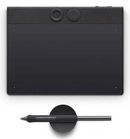 Wacom Intuos Pro Pen Tablet Small Superschlankes und leichtes Grafiktablet, Anpassbare ExpressKeys, incl. Wacom Pro Pen 3