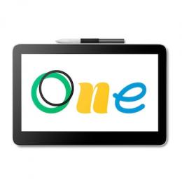 Wacom One 13 Grafiktablet, Kabelgebunden, USB-C 13,3-Zoll-Bildschirm, incl. Wacom One Pen