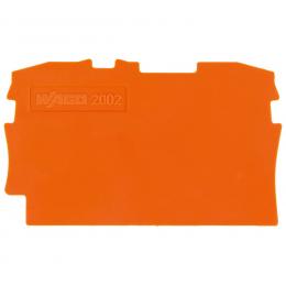 Wago Trennplate 2002-1294, orange, 2 mm dick