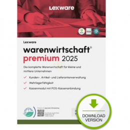 warenwirtschaft premium 2025 Abonnement Lizenz   5 Benutzer 1 Jahr (Download)