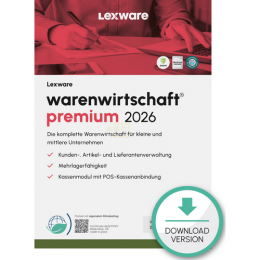 warenwirtschaft premium 2026 Abonnement Lizenz   5 Benutzer 1 Jahr (Download)