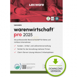 warenwirtschaft pro 2025 Abonnement Lizenz   3 Benutzer 1 Jahr (Download)