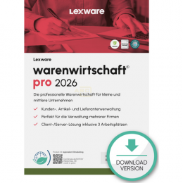 warenwirtschaft pro 2026 Abonnement Lizenz   3 Benutzer 1 Jahr (Download)