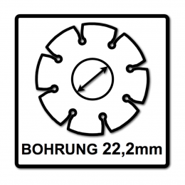 WellCut Diamant Trennscheiben Set 115x22,2mm mit 2x Special ( 334 - 115 / 22 ) + 2x Universal turbo ( 888 - 115 / 22 )